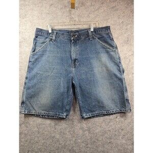Faded Glory Denim Blue Jean Carpenter Shorts Men's Size 38